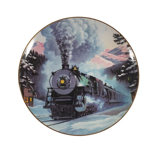 Fogg & Steam Collector Plate Artist Howard Pride Of the Northwest #1 - Picture 1 of 4